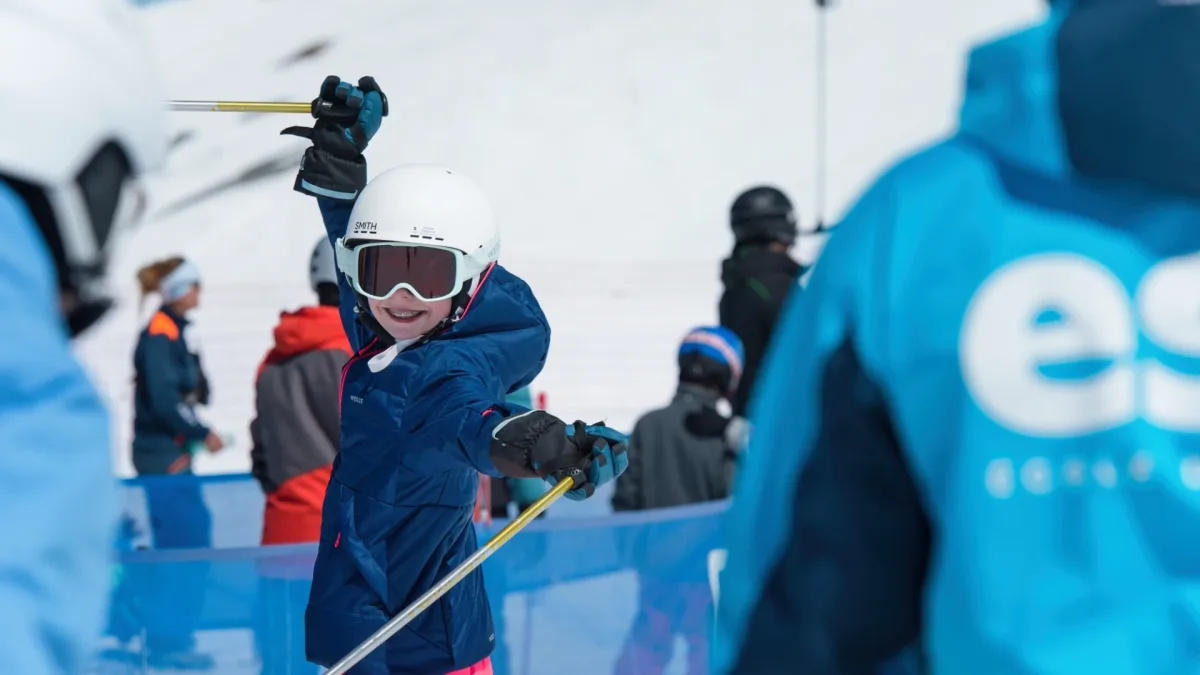 Cours privés de ski pour enfant avec l'ESi